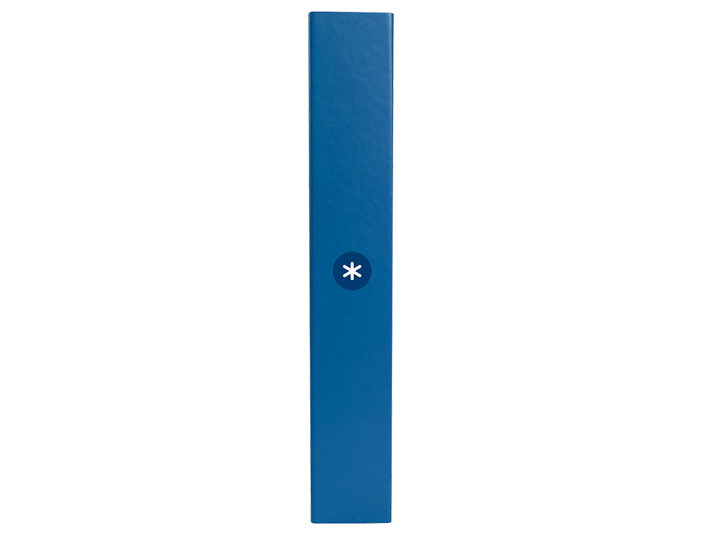 CLASSEUR ANTARTIK 4 ANNEAUX RONDS 25MM A4 CARTON REMBORDE COLORIS BLEU MARINE