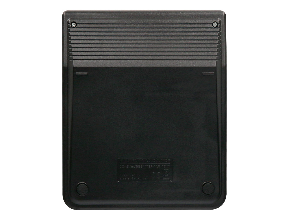 CALCULATRICE DE BUREAU LIDERPAPEL XF16 8 CHIFFRES    SOLAIRE ET PILES 127X105X24   MM COLORIS NOIR