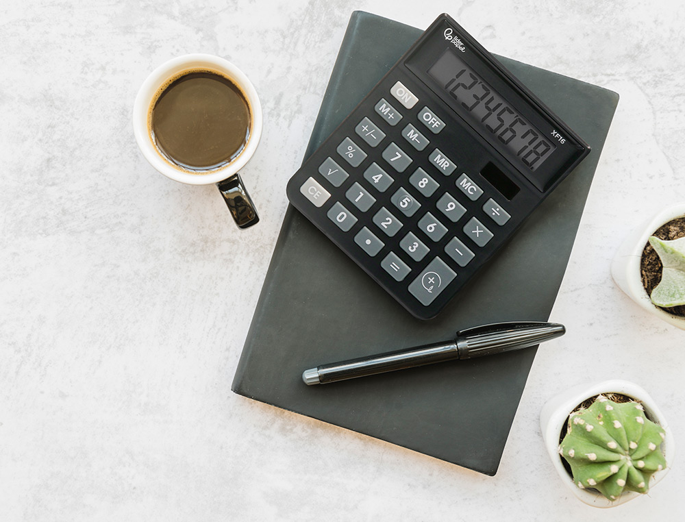 CALCULATRICE DE BUREAU LIDERPAPEL XF16 8 CHIFFRES    SOLAIRE ET PILES 127X105X24   MM COLORIS NOIR