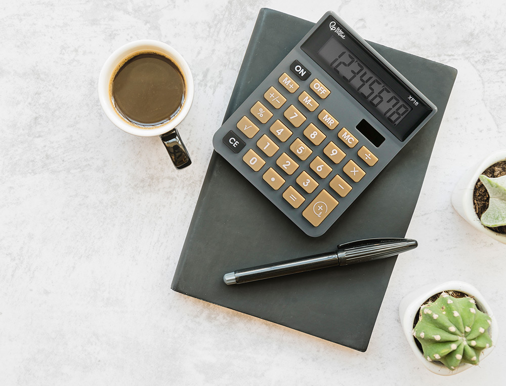 CALCULATRICE DE BUREAU LIDERPAPEL XF18 8 CHIFFRES    SOLAIRE ET PILES 127X105X24   MM COLORIS GRIS