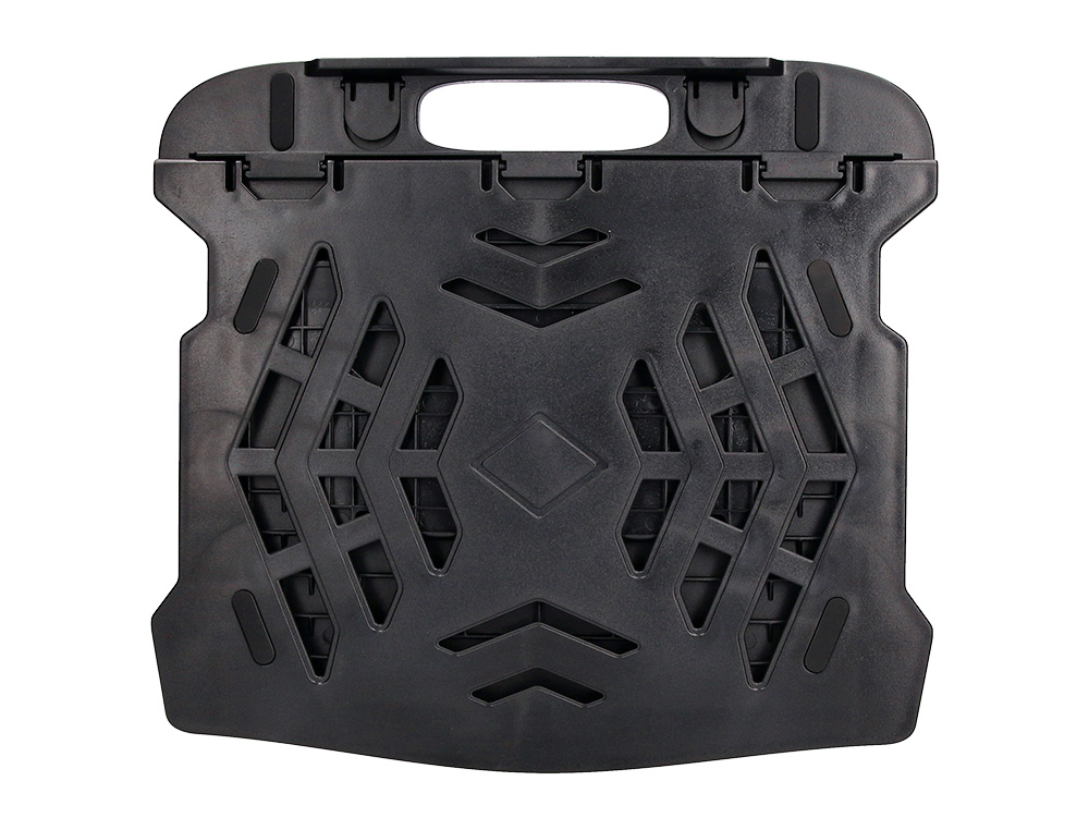 SUPPORT Q-CONNECT ORDINATEUR PORTABLE 7 REGLAGES EN        HAUTEUR COLORIS NOIR