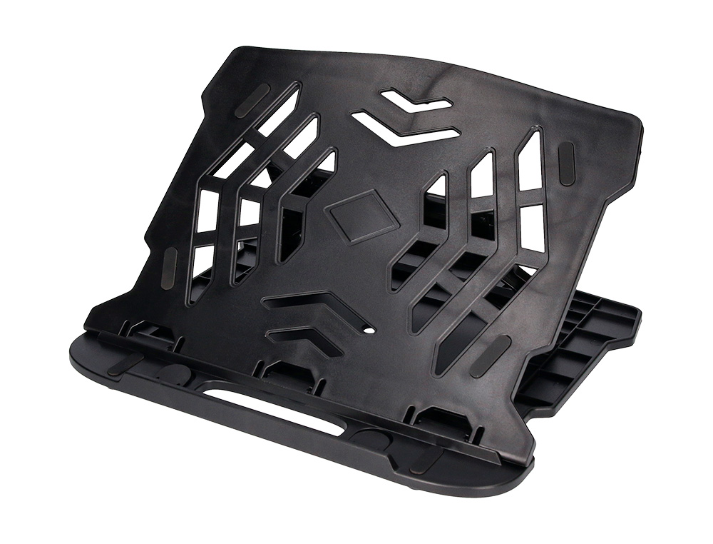 SUPPORT Q-CONNECT ORDINATEUR PORTABLE 7 REGLAGES EN        HAUTEUR COLORIS NOIR