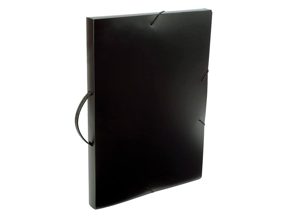 BOITE DE CLASSEMENT HANDELBOX DOS 3CM POLYPROPYLENE A3      42,5X30,5X3CM COLORIS NOIR
