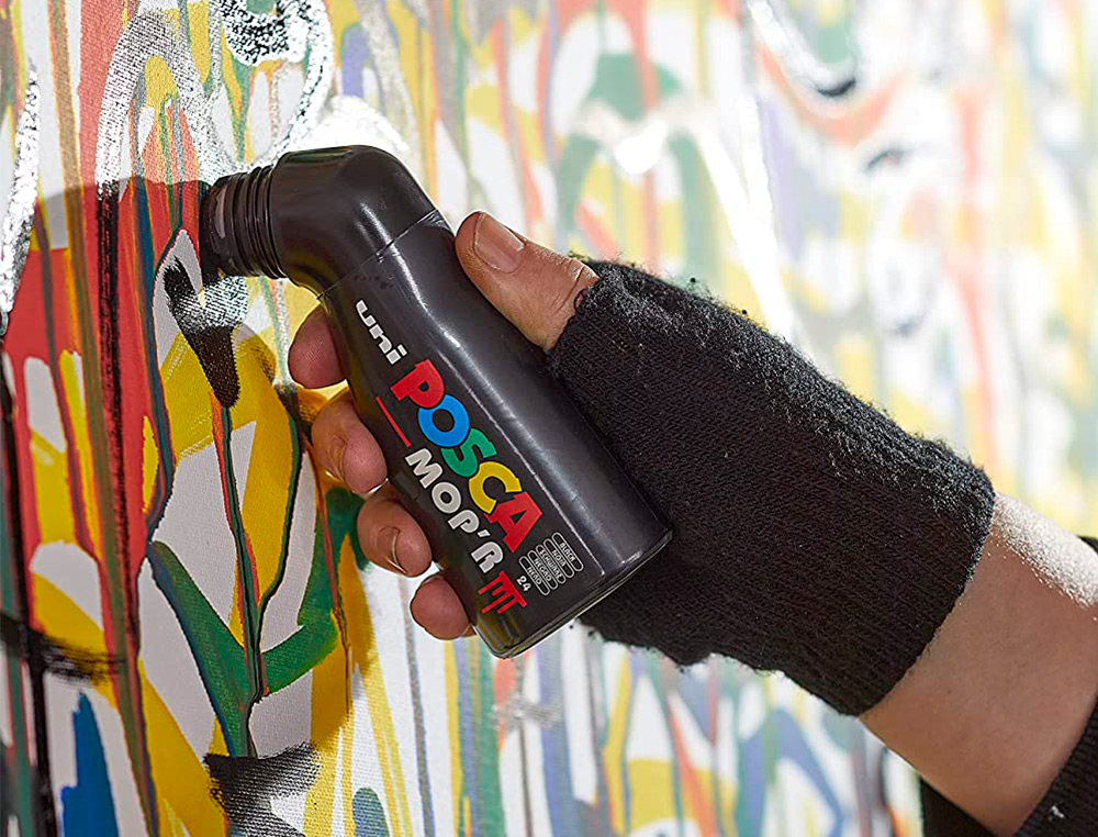MARQUEUR POSCA PEINTURE POINTE RONDE COLORIS JAUNE