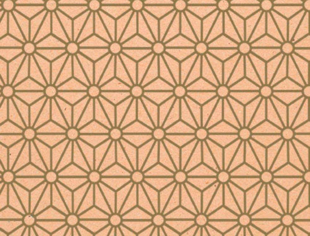 ROULEAU PAPIER CADEAU KRAFT NON VERG  AUX MOTIFS          CLAIREFONTAINE NO L LOSANGES  OR. 50M X 0,70M 70G.