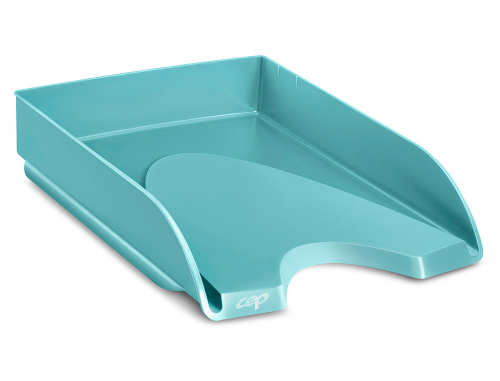 CORBEILLE COURRIER CEP RIVIERA POLYSTYRENE ANTICHOC SUPERPOSABLE VERTICALE / ESCALIER 348X257X66MM VERT