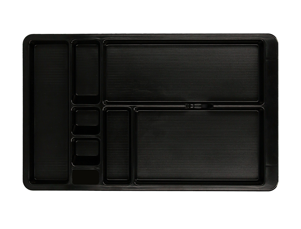 ORGANISATEUR TIROIR Q-CONNECT AMOVIBLE 364X225X21 MM COLORIS NOIR