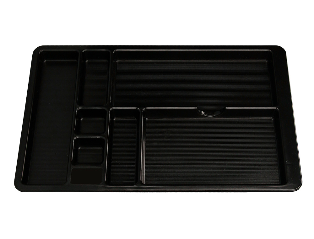 ORGANISATEUR TIROIR Q-CONNECT AMOVIBLE 364X225X21 MM COLORIS NOIR