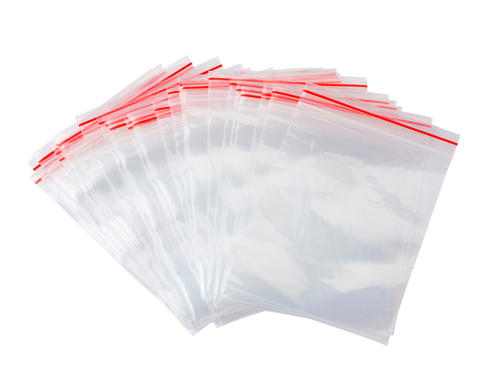 SACHET PLASTIQUE REFERMABLE Q-CONNECT DIM.150X200 MM      SACHET DE 100 UNITES