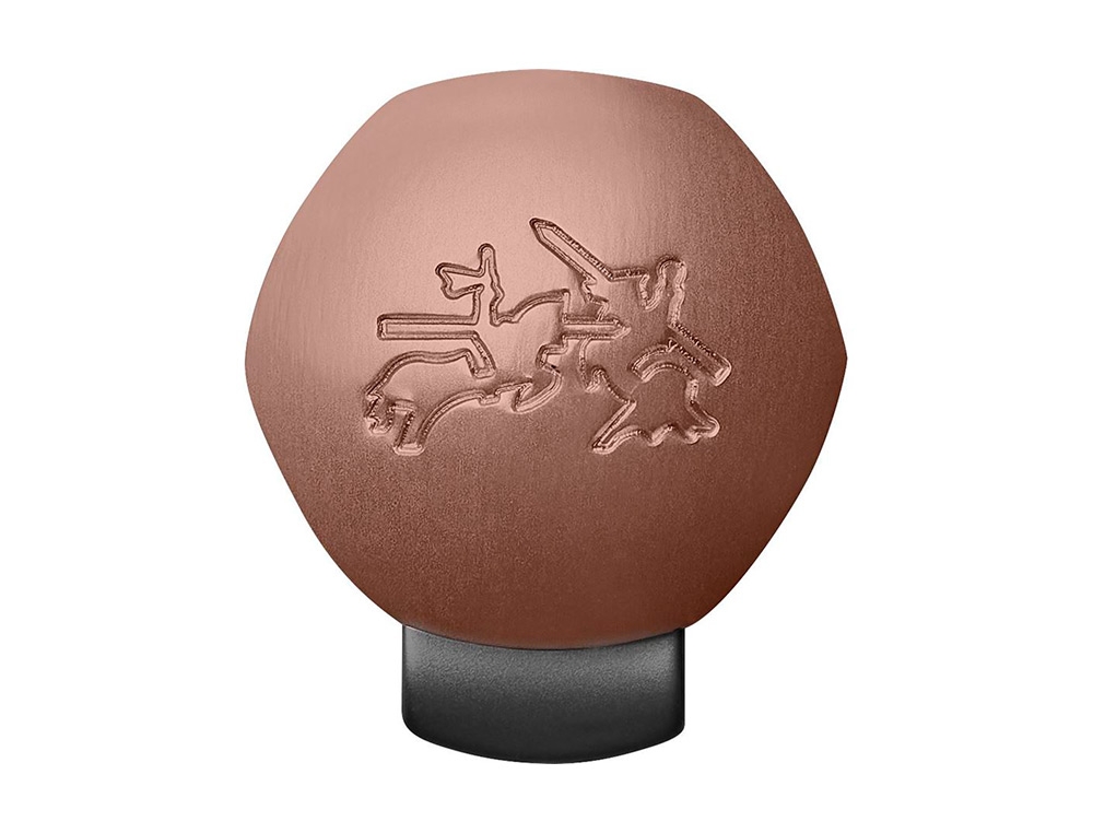 STYLO-PLUME FABER CASTELL HEXO POINTE MOYENNE EN ACIER  INOXIDABLE BRONZE
