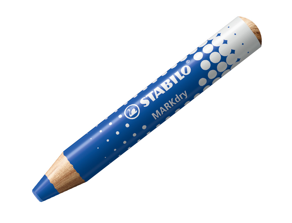 CRAYON MARQUEUR STABILO MARKDRY POUR          ECRIRE SUR DE TABLEAU BLANC   COLORIS BLEU