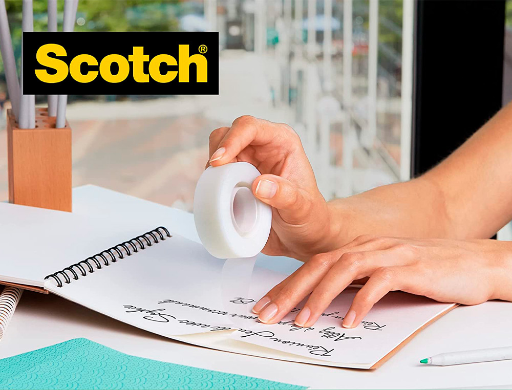DEVIDOIR SCOTCH C18 NOIR + ROULEAU SCOTH MAGIC TAPE 19MMX33M
