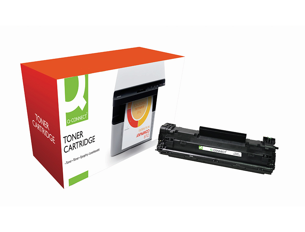 TONER Q-CONNECT COMPATIBLE HP CF283X 83XQCN IMPRIMANTES     LASERJET M125 127 2200P NOIR