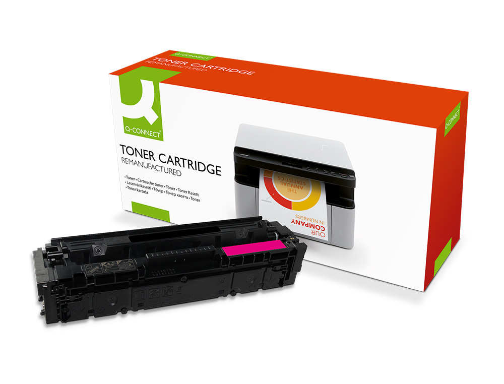 TONER Q-CONNECT COMPATIBLE HP CF543X/203X HP COLOR LASERJET PRO M254 CYAN HIGH YIELD      2500P MAGENTA
