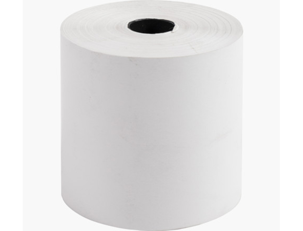 BOBINE THERMIQUE EXACOMPTA TICKETS DE CAISSE 1 PLI SANS BPA 80X73MM MANDRIN 12MM METRAGE 80M COLORIS BLANC
