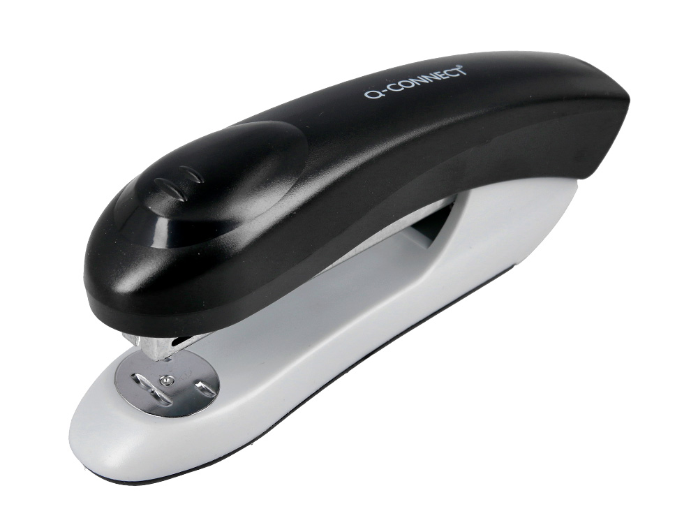 AGRAFEUSE BUREAU Q-CONNECT KF14207 PLASTIQUE ABS         CAPACITE 20 FEUILLES COLORIS  NOIR