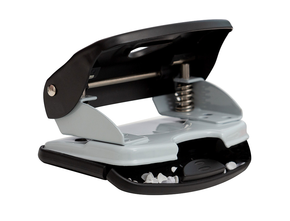 PERFORATEUR Q-CONNECT KF14221 2 TROUS OUVERTURE 4MM         CAPACITE 40 FEUILLES COLORIS  NOIR
