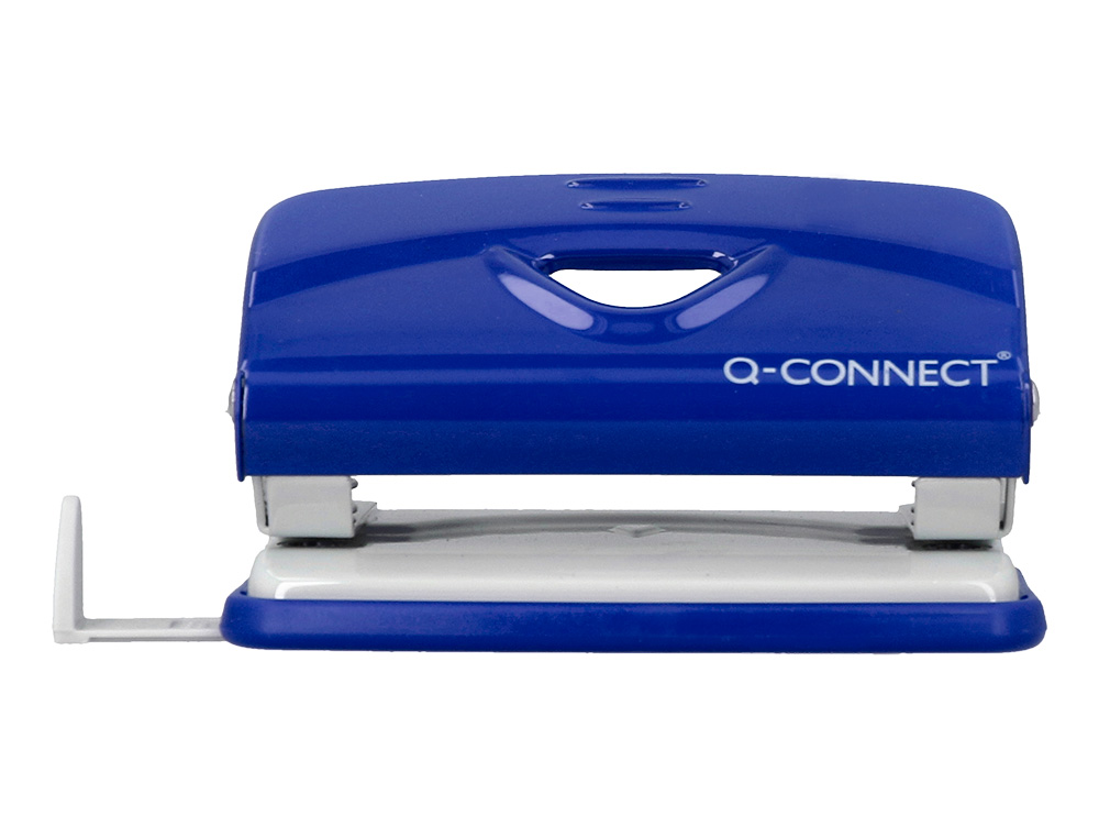 PERFORATEUR Q-CONNECT KF14215 2 TROUS OUVERTURE 1MM CAPACITE 10 FEUILLES COLORIS BLEU