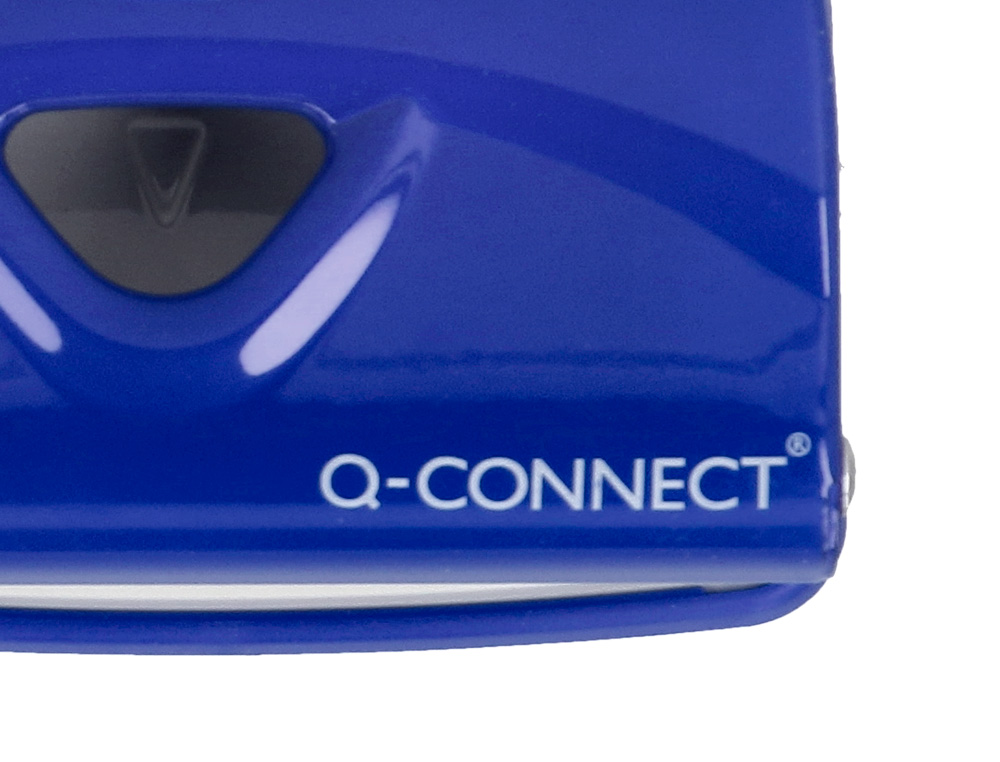 PERFORATEUR Q-CONNECT KF14215 2 TROUS OUVERTURE 1MM CAPACITE 10 FEUILLES COLORIS BLEU