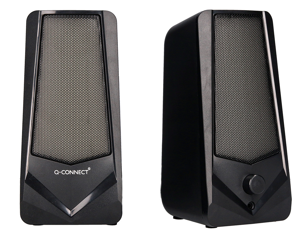 HAUT-PARLEURS Q-CONNECT GAMING BLUETOOTH LUMIERE RVB PUISSANCE MAXIMALE 2X3W CONTROLE DU VOLUME COLORIS