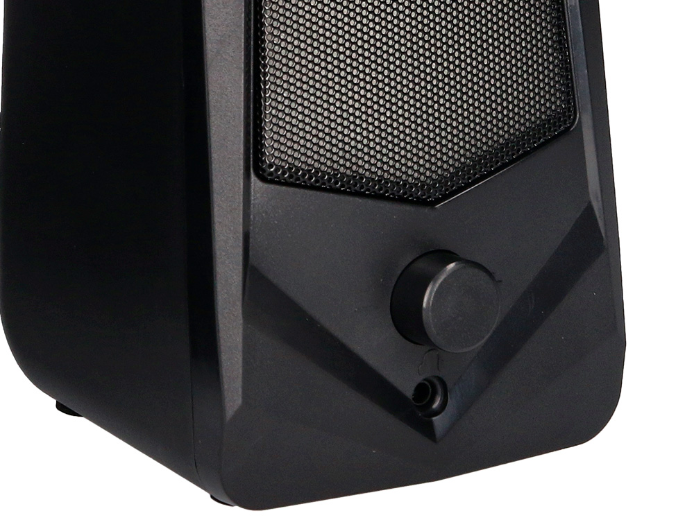 HAUT-PARLEURS Q-CONNECT GAMING BLUETOOTH LUMIERE RVB PUISSANCE MAXIMALE 2X3W CONTROLE DU VOLUME COLORIS