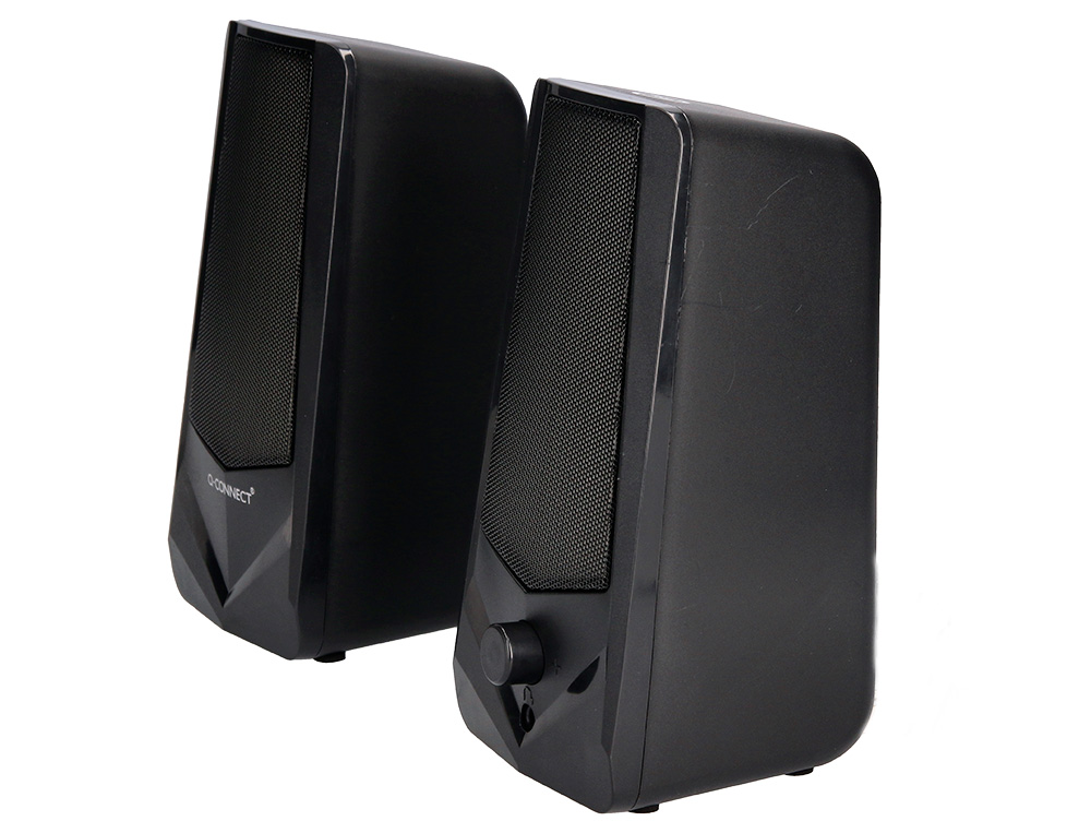 HAUT-PARLEURS Q-CONNECT GAMING BLUETOOTH LUMIERE RVB PUISSANCE MAXIMALE 2X3W CONTROLE DU VOLUME COLORIS