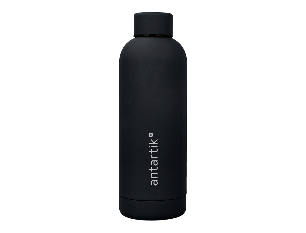 BOUTEILLE ISOTHERME ANTARTIK ACIER INOXYDABLE SANS BPA 500ML COLORIS NOIR