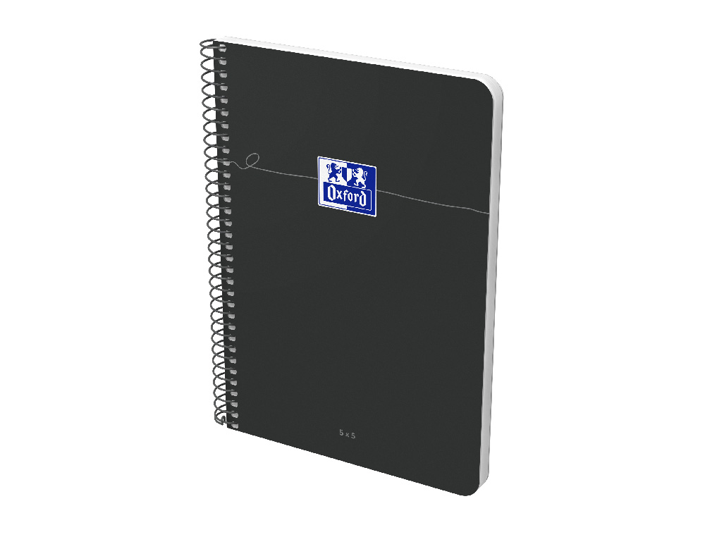 CAHIER OXFORD SMART SPIRALE 4 TROUS 230X297MM 160 PAGES OPTIK PAPER 5X5 COLORIS PASTEL ASSORTIS LOT 20 UNITES