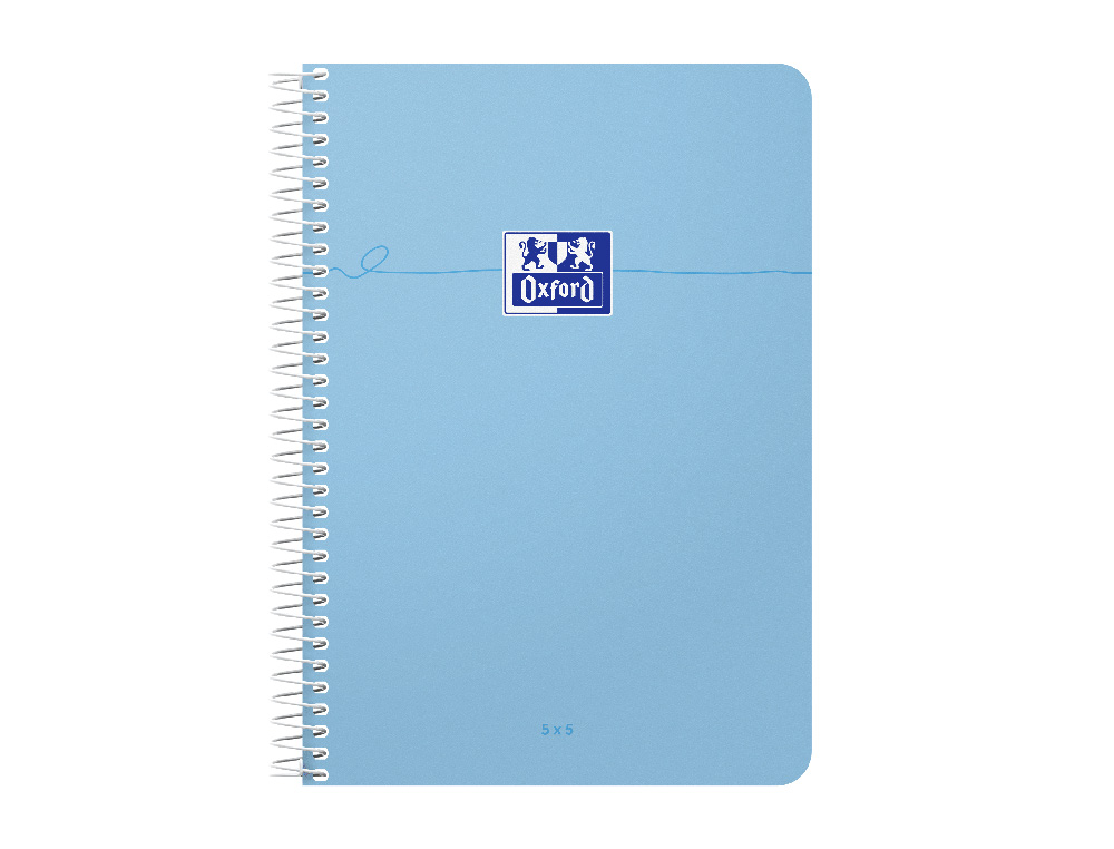 CARNET OXFORD SMART SPIRALE 105X148MM 100 PAGES OPTIK PAPER 5X5 COLORIS PASTEL ASSORTIS LOT 20 UNITES