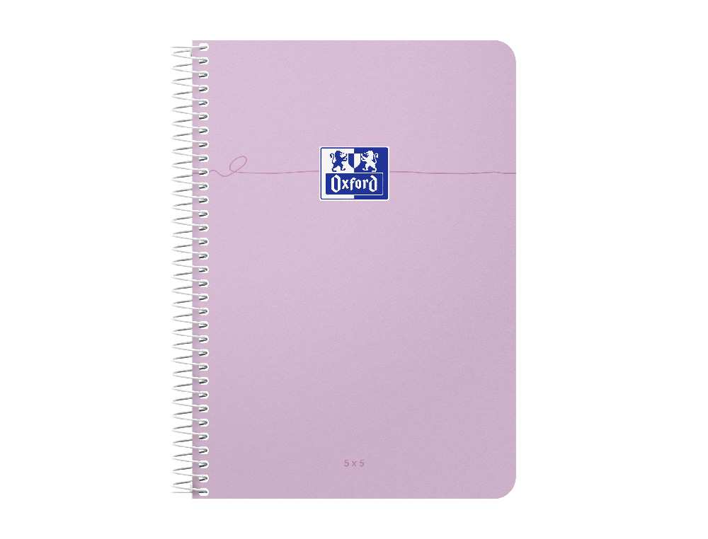 CARNET OXFORD SMART SPIRALE 105X148MM 100 PAGES OPTIK PAPER 5X5 COLORIS PASTEL ASSORTIS LOT 20 UNITES
