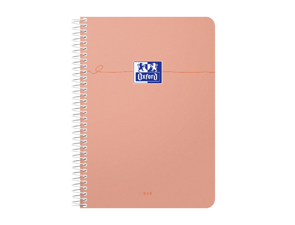 CARNET OXFORD SMART SPIRALE 105X148MM 100 PAGES OPTIK PAPER 5X5 COLORIS PASTEL ASSORTIS LOT 20 UNITES