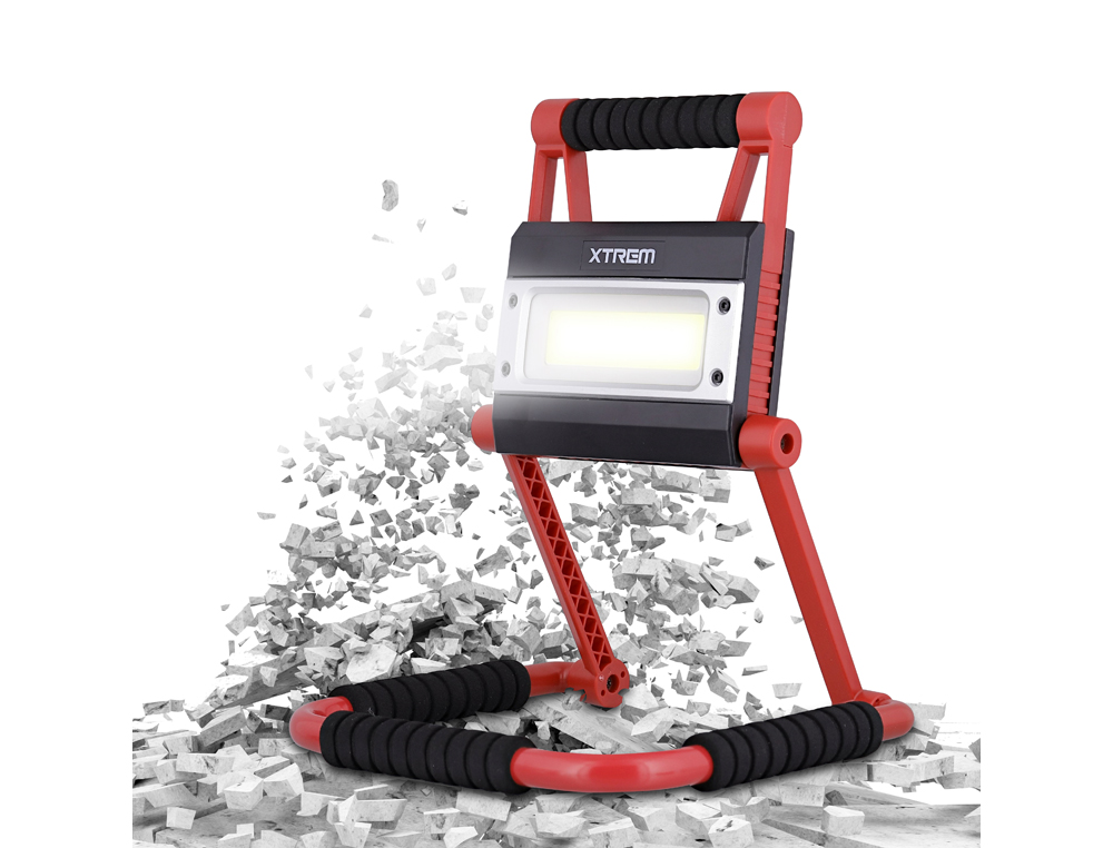 LAMPE EXTERIEURE T'NB XTREMWORK ETANCHE FONCTION    STATION DE CHARGE COLORIS     NOIR