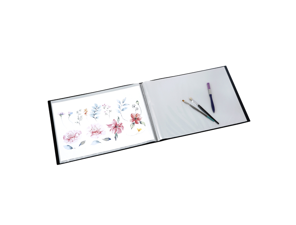 PORTE-VUES VIQUEL ART'VIEW PP CREATIV'GALLERY A3 FORMAT     PAYSAGE 60 VUES COLORIS NOIR