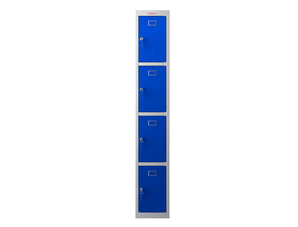 CASIER PERSONNEL PHOENIX SERIE PL PL1430GBK SERRURE A CLE COLORIS BLEU