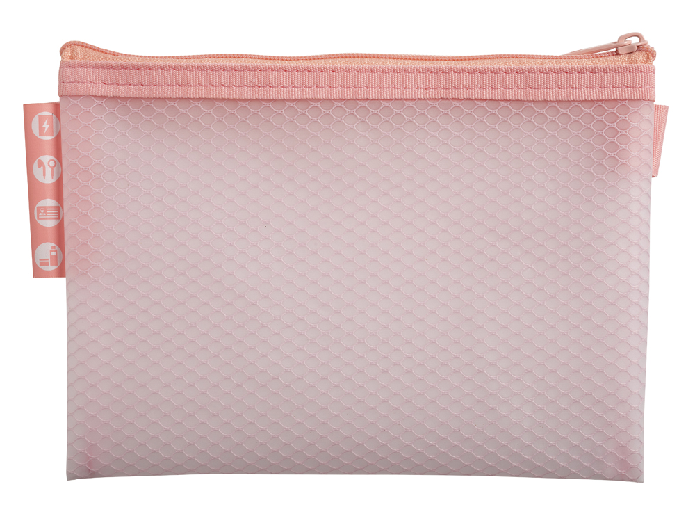 POCHETTE ZIP EXACOMPTA EVA A6 CHROMALINE COLORIS PASTEL ASSORTIS