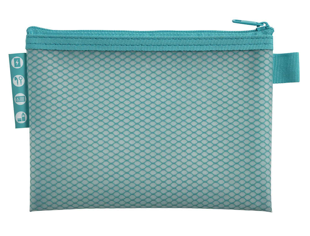 POCHETTE ZIP EXACOMPTA EVA A6 CHROMALINE COLORIS PASTEL ASSORTIS