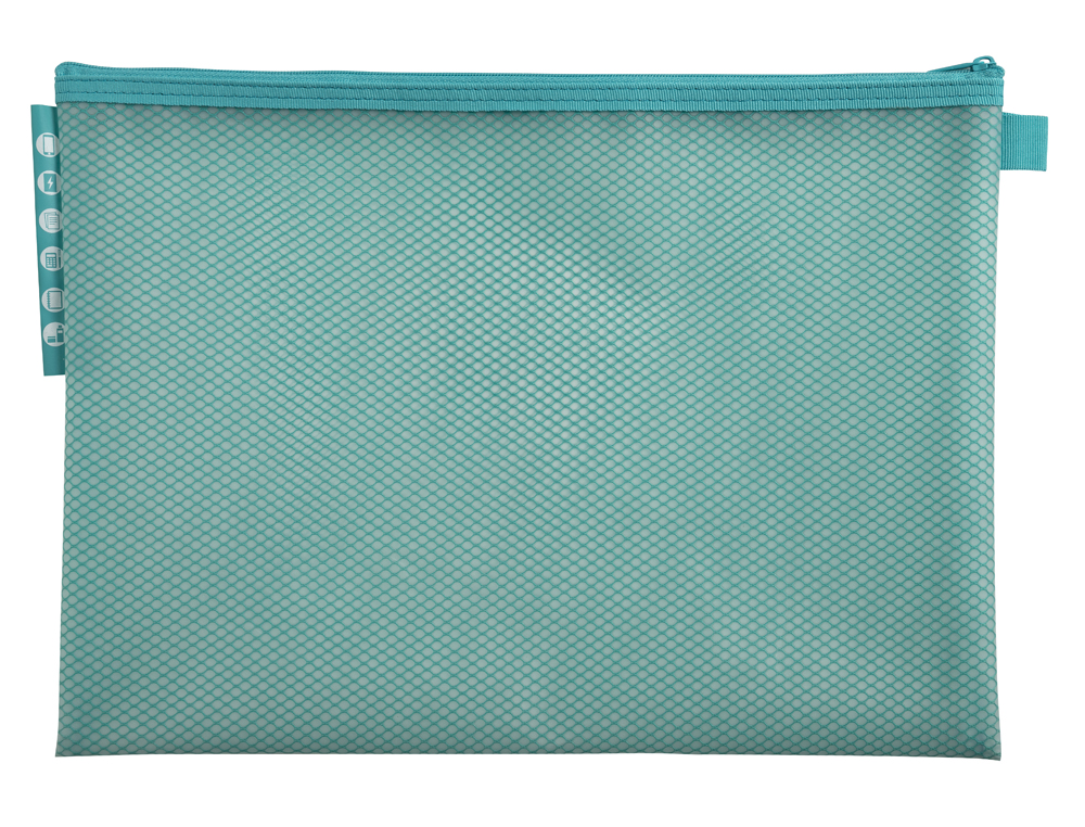 POCHETTE ZIP EXACOMPTA EVA A4 CHROMALINE COLORIS PASTEL ASSORTIS