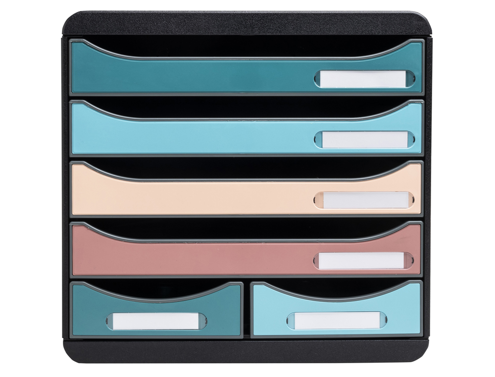 MODULE CLASSEMENT EXACOMPTA BIG BOX MAXI SKANDI 6 TIROIRS COLORIS ASSORTIS