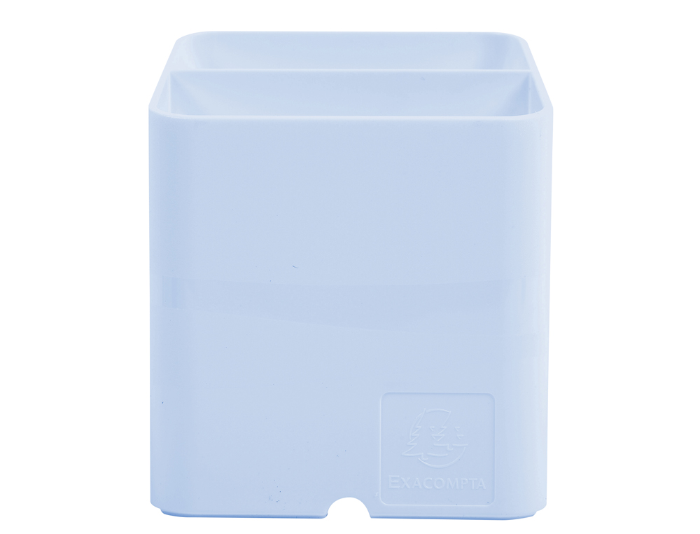 POT A CRAYONS EXACOMPTA PEN-CUBE AQUAREL 2            COMPARTIMENTS COLORIS BLEU    PASTEL