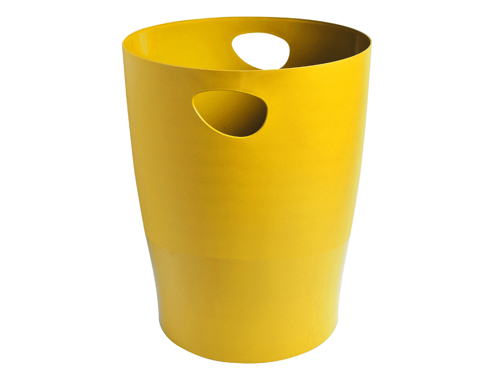CORBEILLE A PAPIER EXACOMPTA ECOBIN BEEBLUE CAPACITE 15L COLORIS SAFRAN