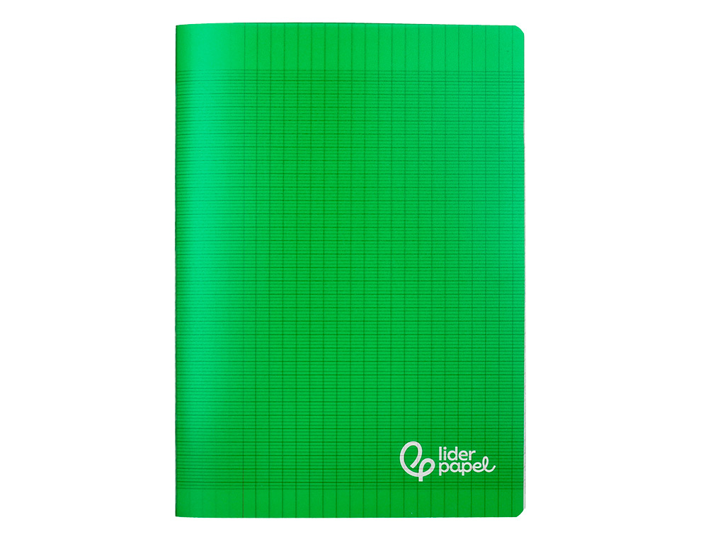 CAHIER PIQURE LIDERPAPEL COUVERTURE PP 210X297MM 96P SEYES COLORIS VERT