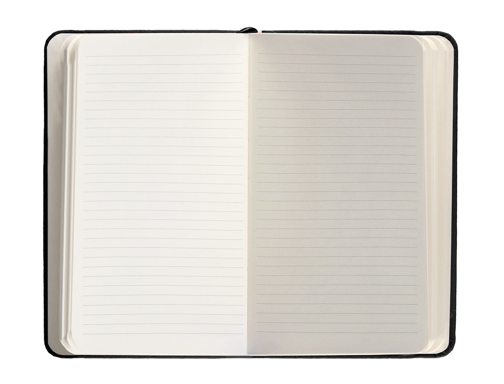 CARNET A6 ANTARTIK NOTES LIGNECOUVERTURE RIGIDE FERMETURE ELASTIQUE 100 PAGES 80GR COLORIS NOIR