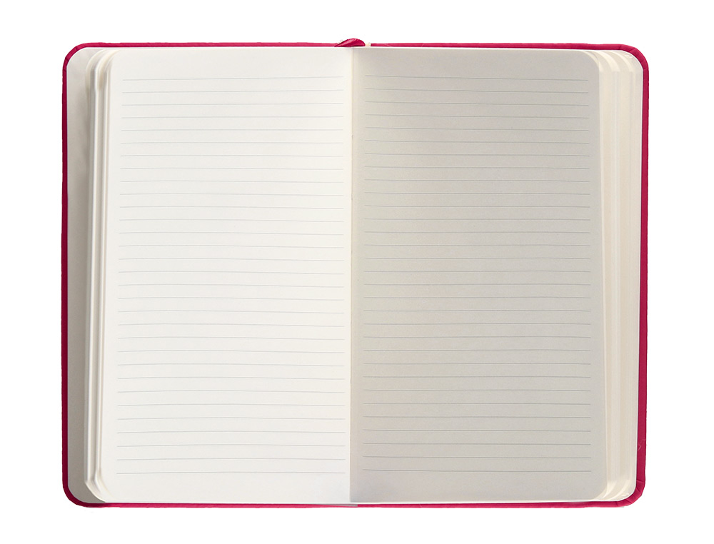 CARNET FERMETURE ELASTIQUE ANTARTIK NOTES COUVERTURE     RIGIDE A6 LIGNE 100 FEUILLES  80GR FSC COLORIS FRAMBOISE