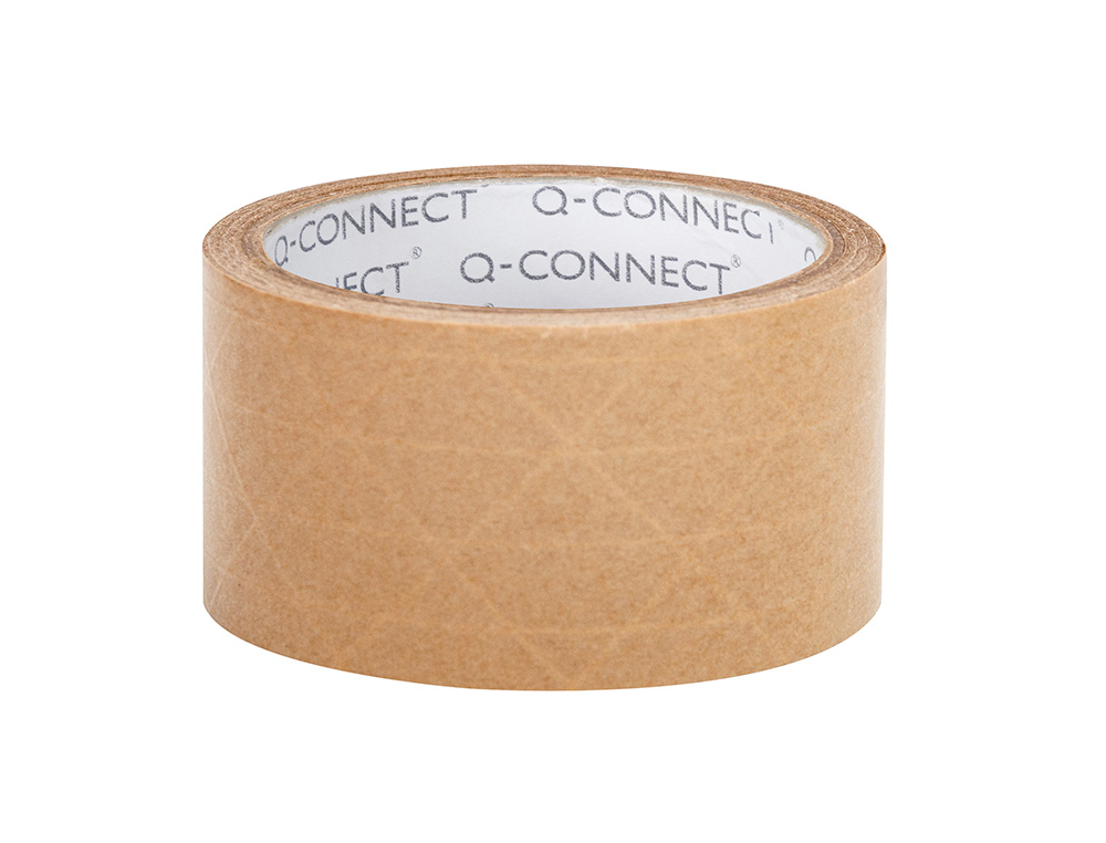 RUBAN ADHESIF Q-CONNECT POUR EMBALLAGE KRAFT RENFORCE 50MX50MM