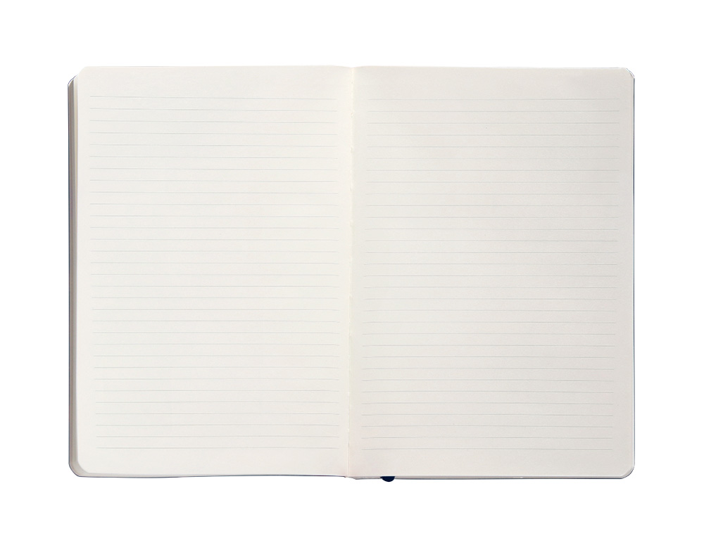 CARNET FERMETURE ELASTIQUE ANTARTIK NOTES COUVERTURE SOUPLE A5 LIGNE 100 FEUILLES 80GR FSC COLORIS BLEU MARINE