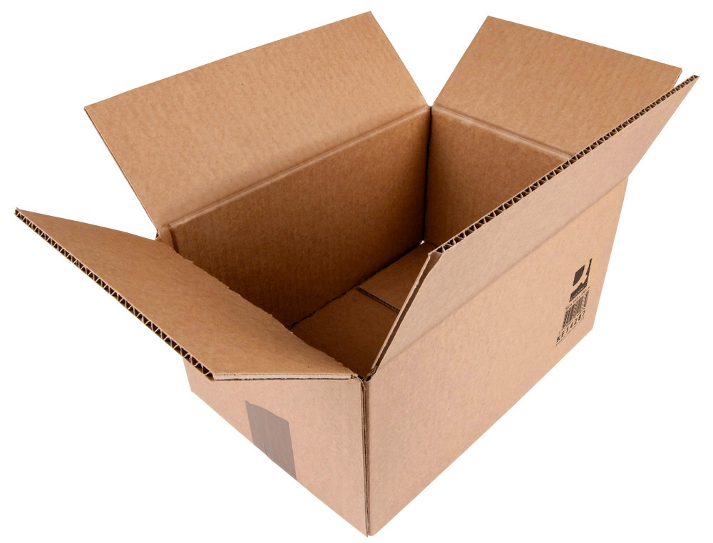 CAISSE AMERICAINE Q-CONNECT ULTRA-RESISTANTE CARTON       RECYCLE DOUBLE CANNELURE 7MM  700X440X330MM COLORIS KRAFT