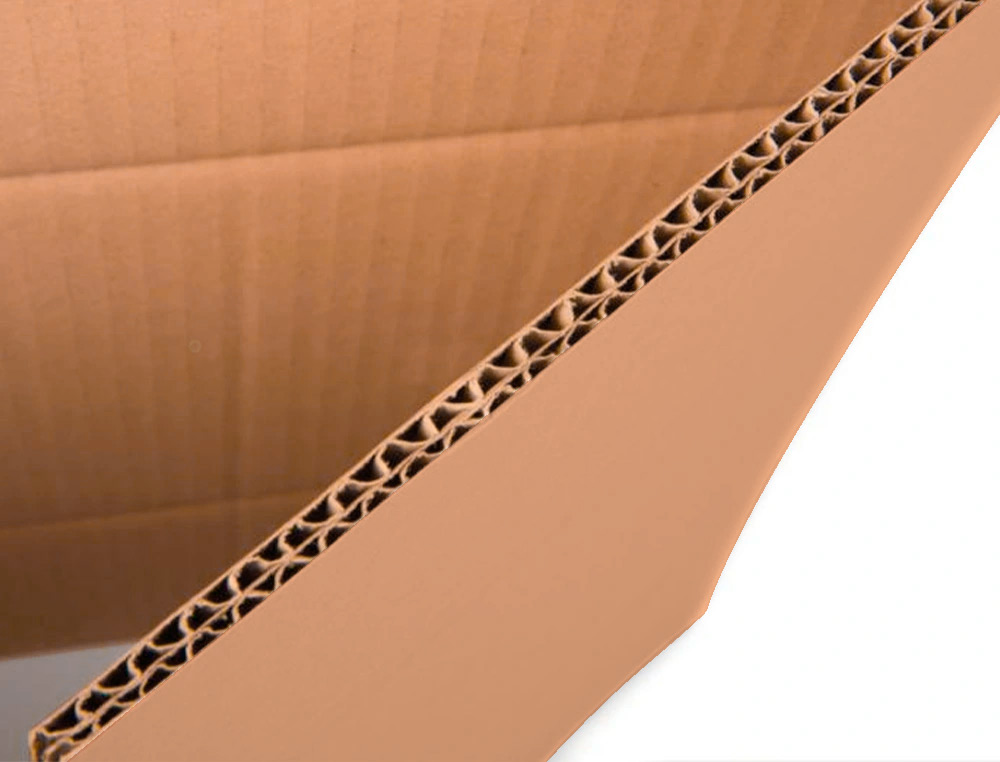 CAISSE AMERICAINE Q-CONNECT ULTRA-RESISTANTE REGLABLE EN  HAUTEUR DOUBLE CANNELURE 7MM  350X325X280MM COLORIS KRAFT