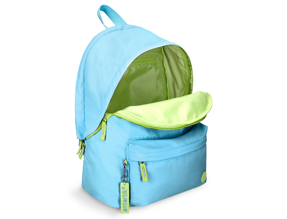 SAC A DOS ANTARTIK 1 COMPARTIMENT MODELE BASIC     PACK 420X160X300MM COLORIS    TURQUOISE