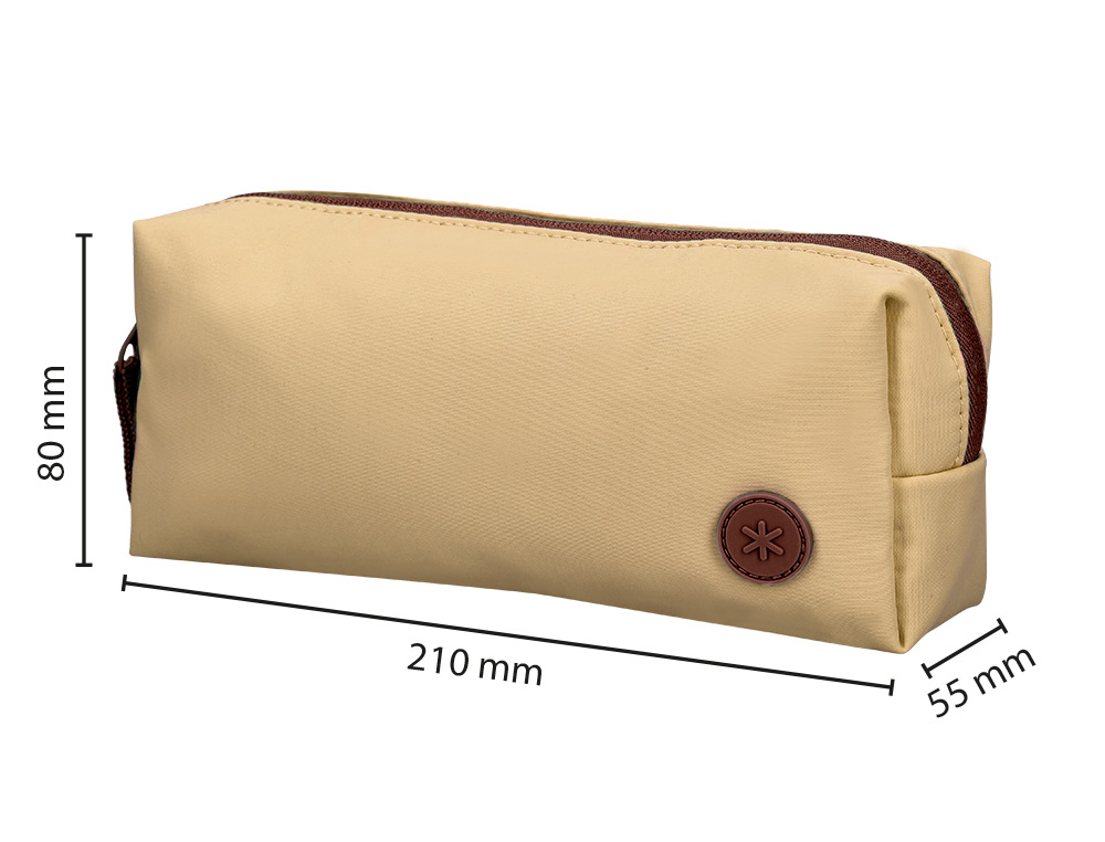 FOURRE-TOUT ANTARTIK 1 COMPARTIMENT RECTANGULAIRE    MODELE BASIC PACK 80X55X210MM COLORIS BEIGE