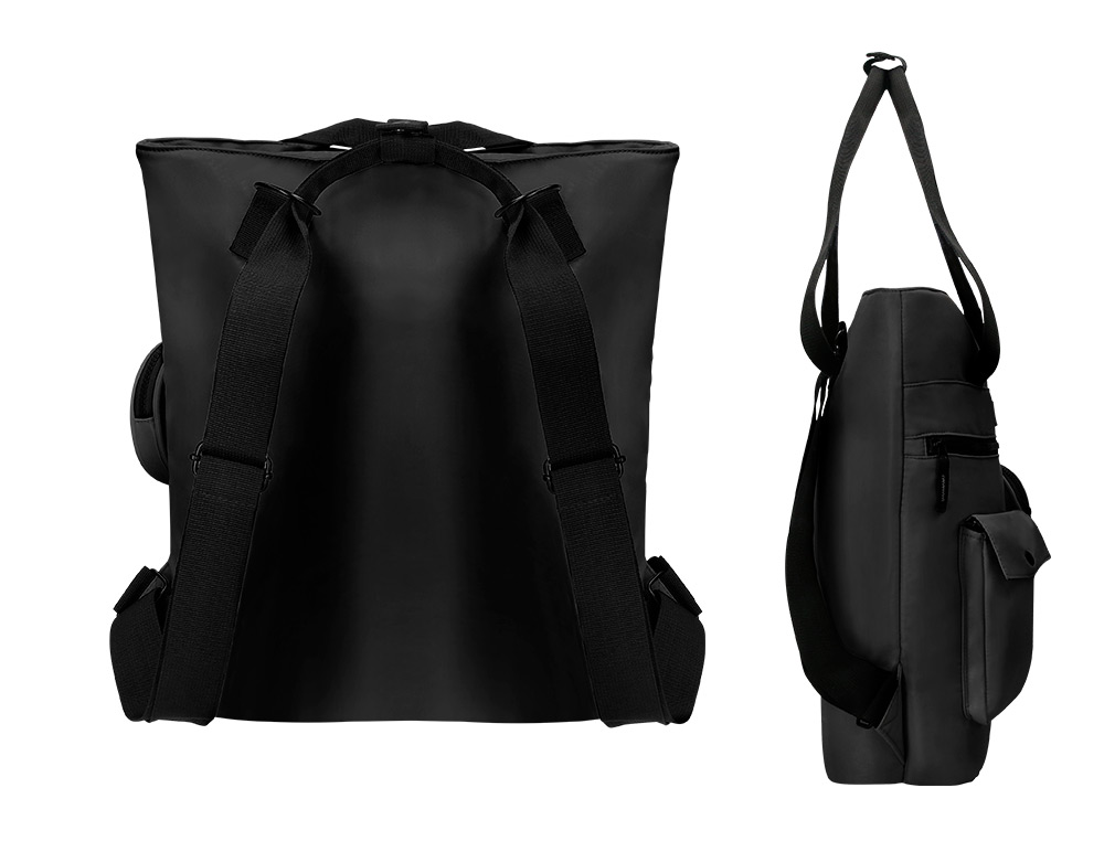 SAC MULTIFONCTION ANTARTIK MODELE BOLSO FLIP BAG         400X120X390MM COLORIS NOIR